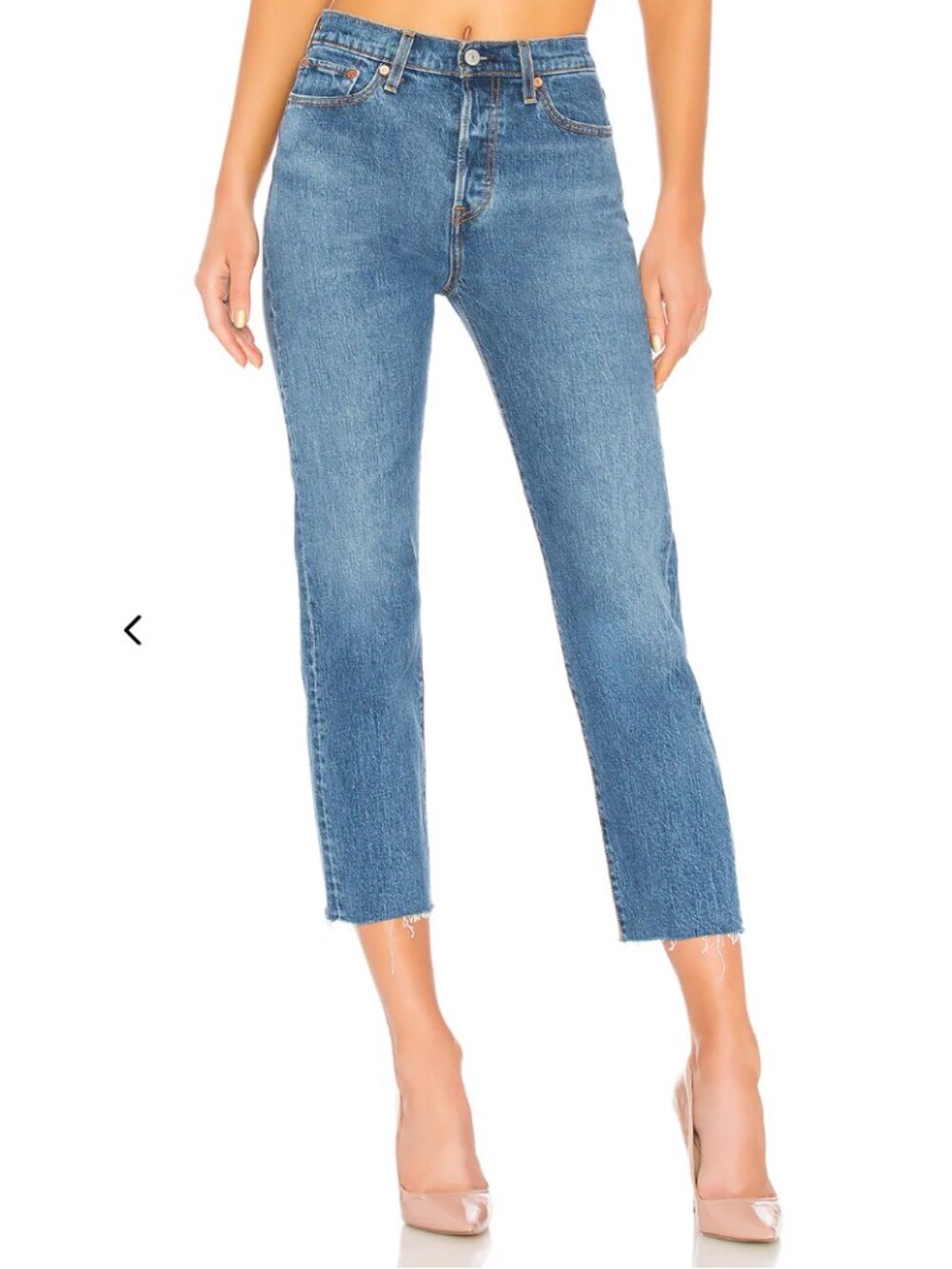 Levi's Wedgie Straight Jeans In Love Triangle size 28 Premium Denim